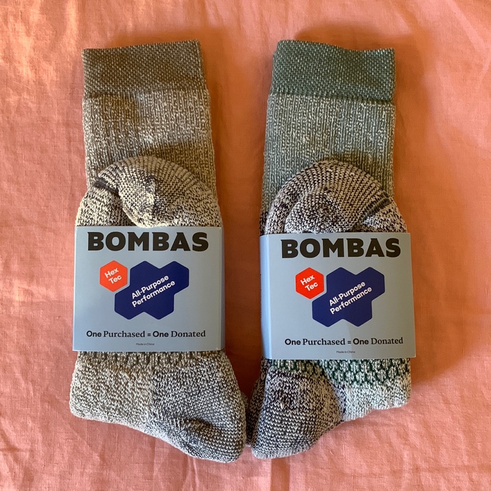 Bombas Heavyweight Calf/Crew Socks - M, Unisex